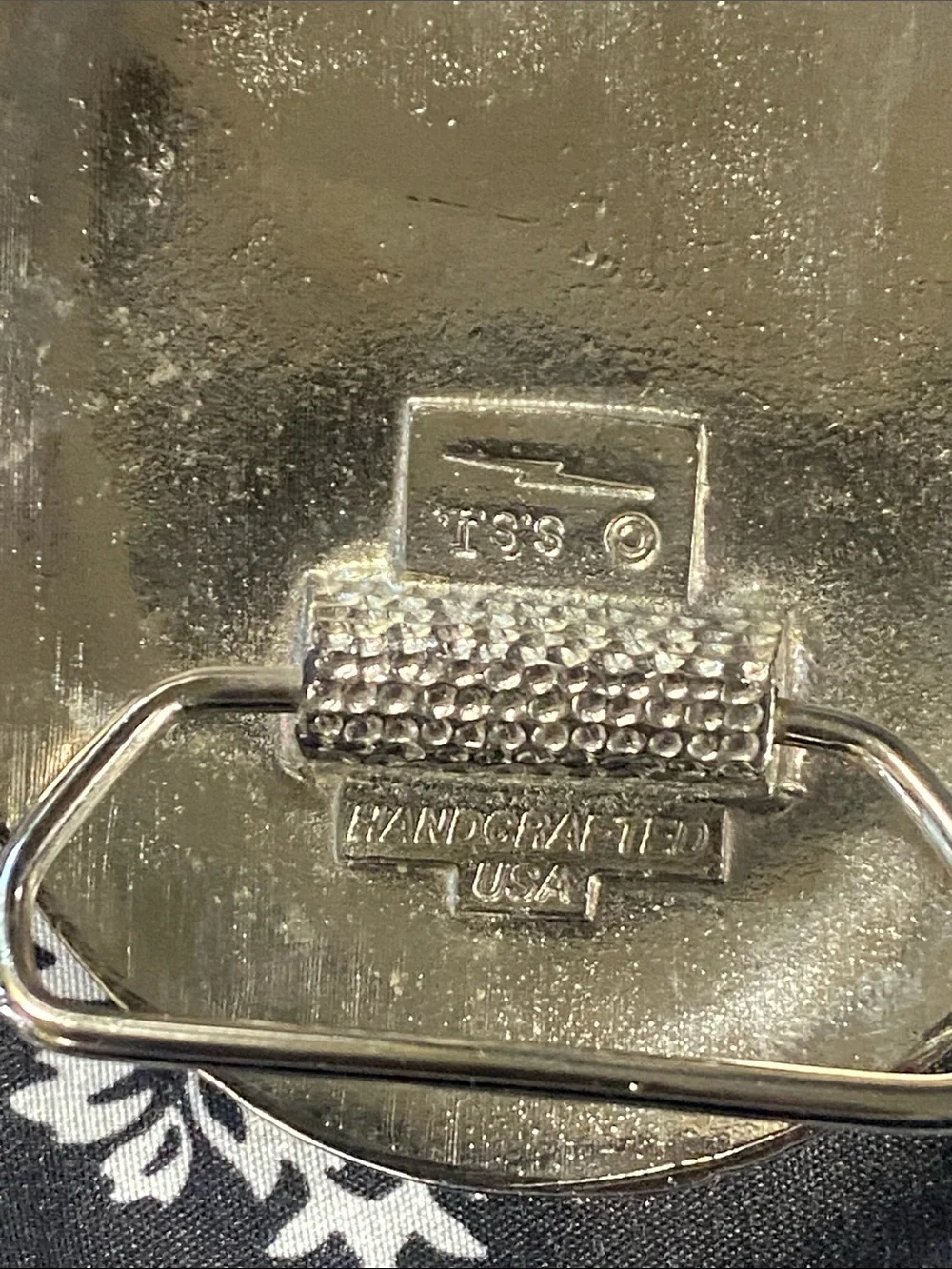 T3 Silver Handcrafted Western-Style Belt Buckle
